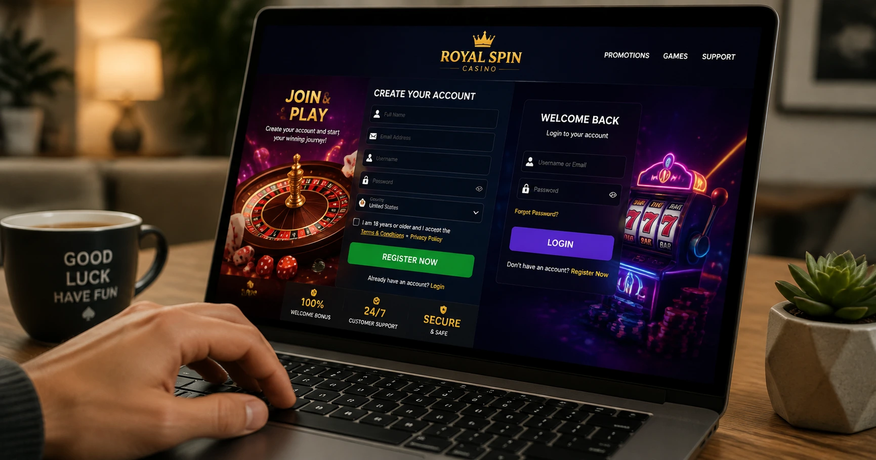 Accessing bet 777 casino login and Exploring Features - image 2