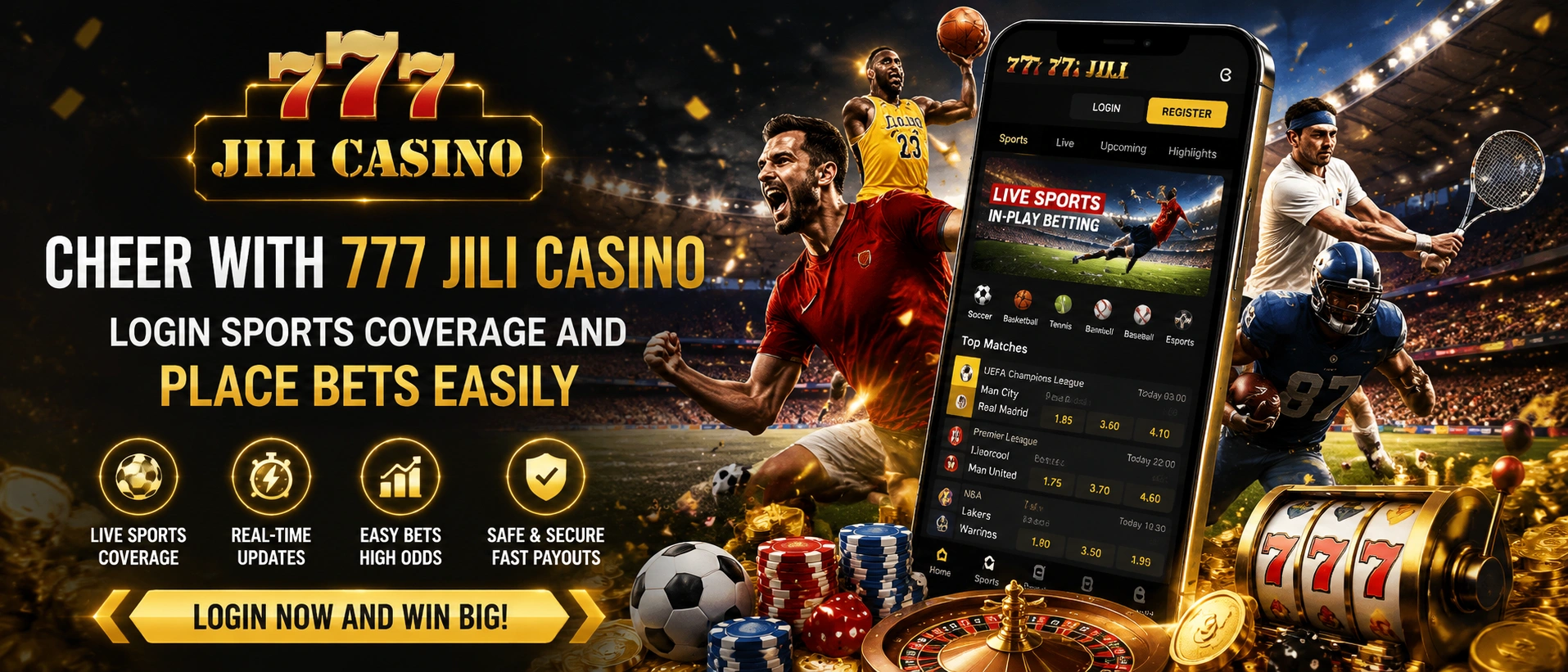 Mobile-friendly sports screen on 777-PHP
