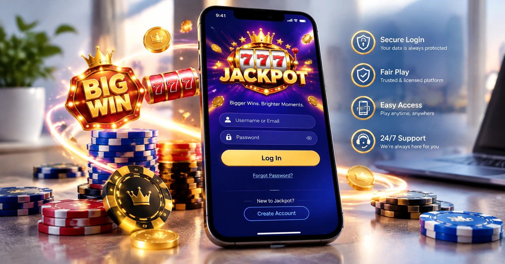 Exploring the Jackpot 777 Login App: Features and Benefits - image 1